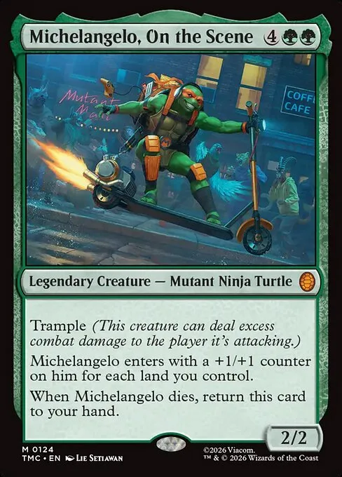 Michelangelo, On the Scene
