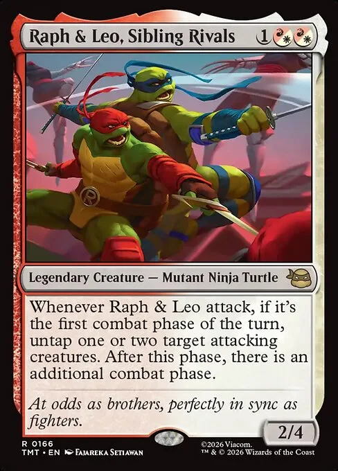 Raph y Leo, hermanos rivales