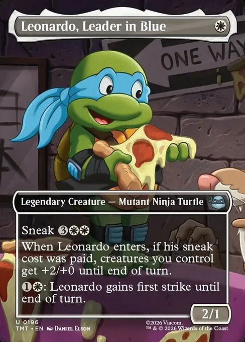Leonardo, líder de azul