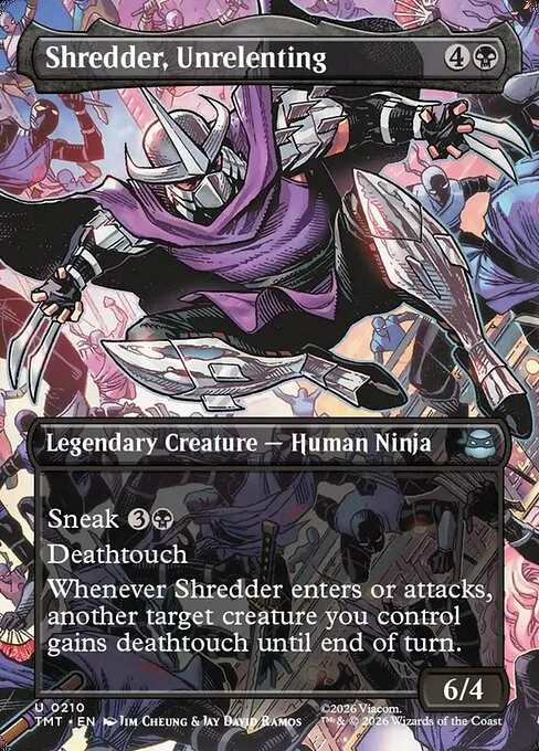 Shredder, implacable