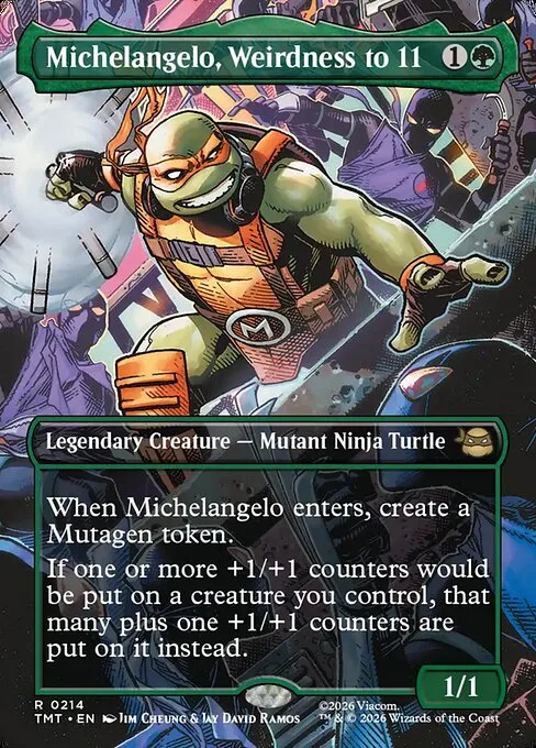 Michelangelo, friqui total