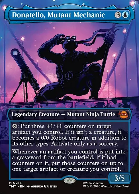 Donatello, mecánico mutante