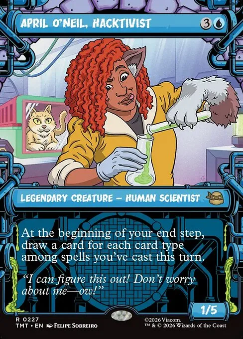 April O'Neil, hacktivista