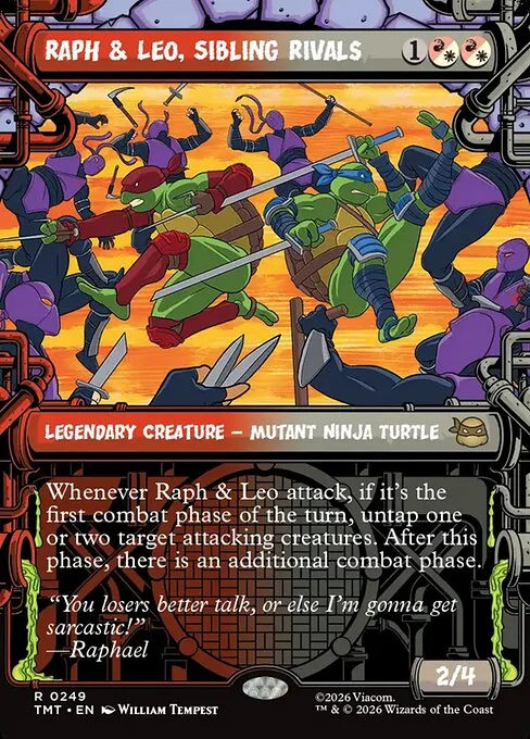Raph y Leo, hermanos rivales