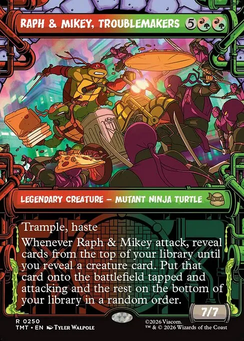 Raph y Mikey, alborotadores