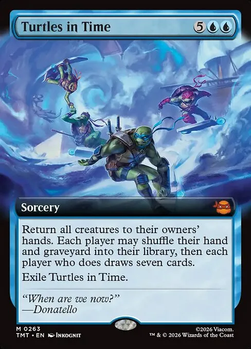 Tortugas por el tiempo
