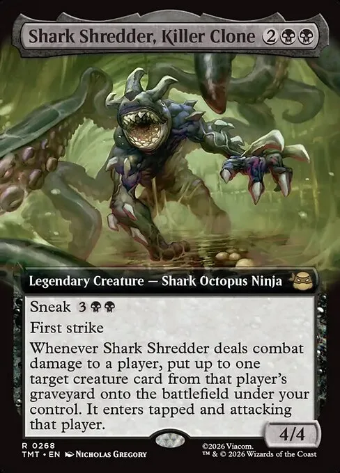 Shredder tiburón, clon asesino