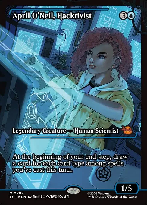 April O'Neil, hacktivista