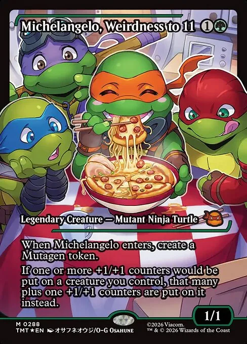 Michelangelo, friqui total