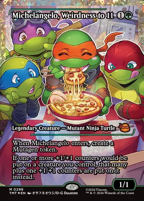 Michelangelo, friqui total