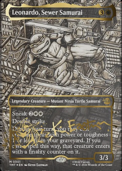 Leonardo, samurái del sumidero