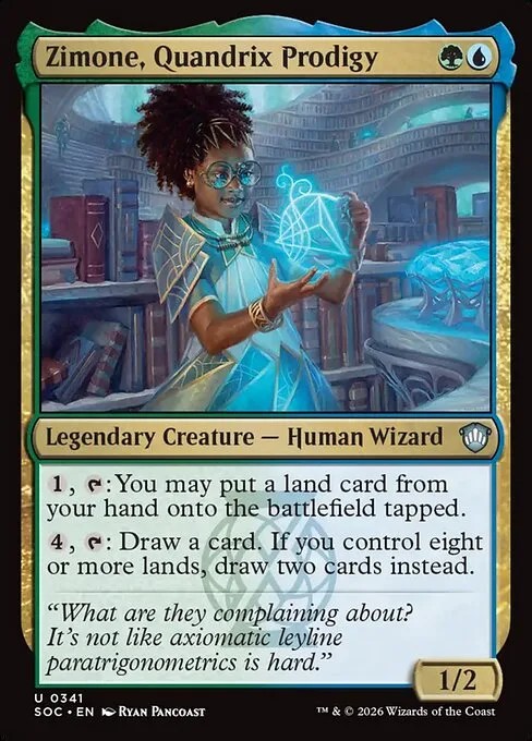 Zimone, prodigio de Quándrix