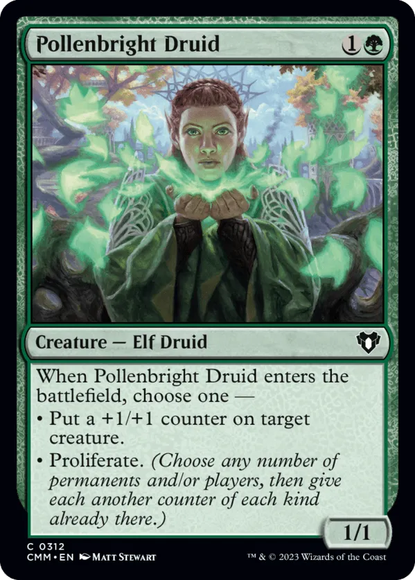 MTG Canarias - CMM 0312 - Pollenbright Druid