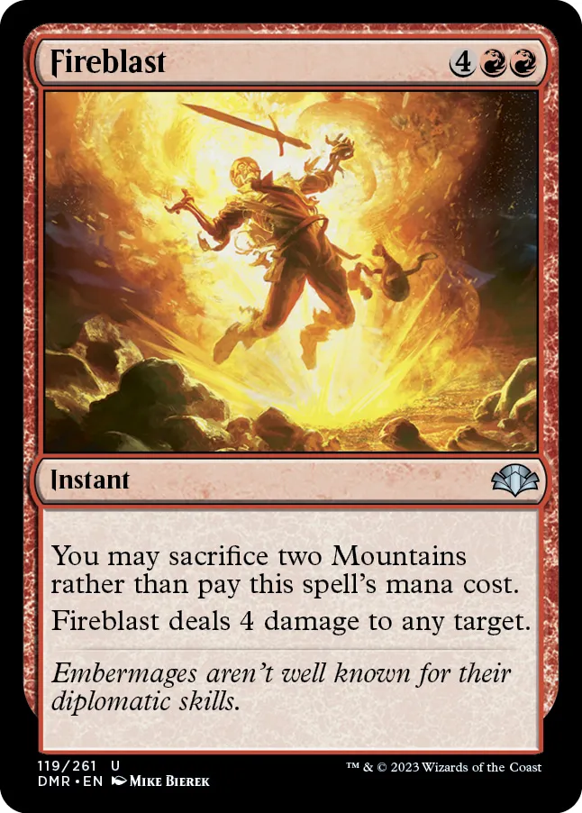 MTG Canarias - DMR 119 - Fireblast