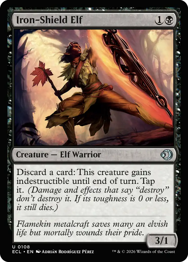 MTG Canarias - ECL 0108 - Iron-Shield Elf