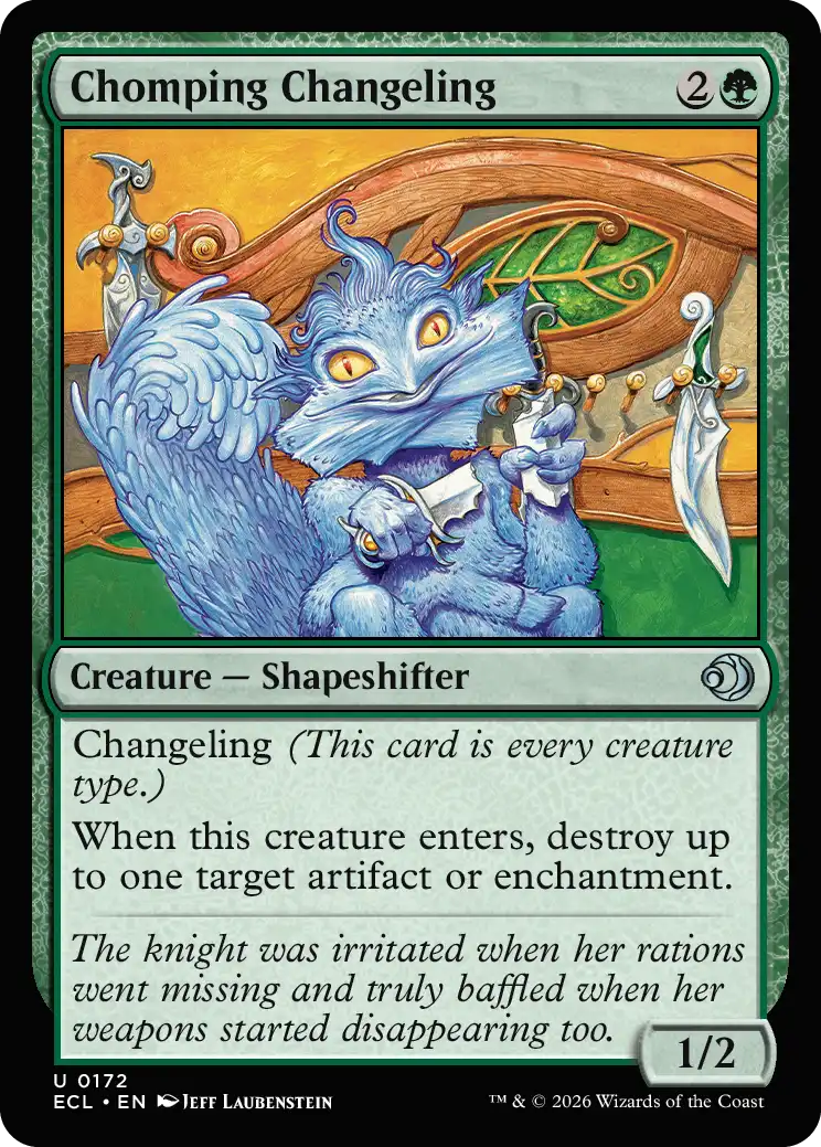MTG Canarias - ECL 0172 - Chomping Changeling