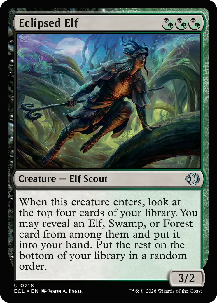 MTG Canarias - ECL 0218 - Eclipsed Elf