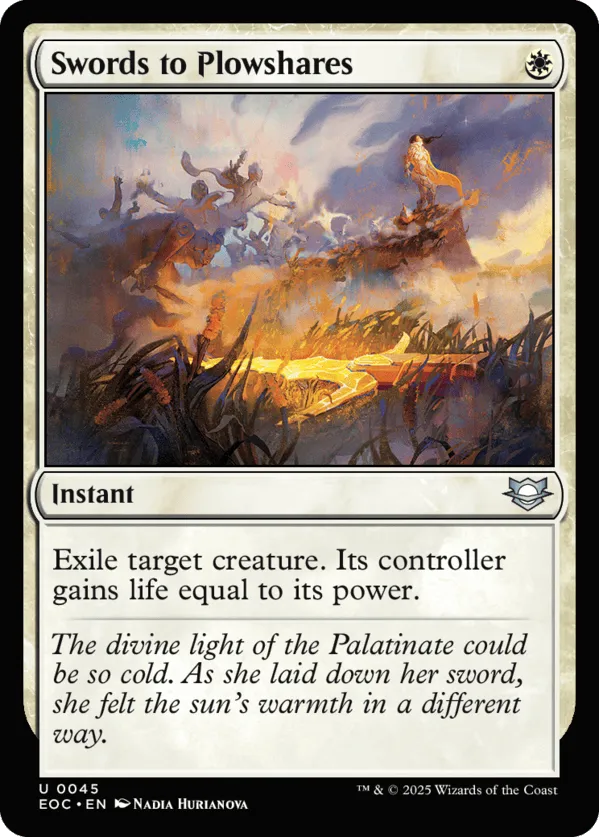 MTG Canarias - EOC 0045 - Swords to Plowshares
