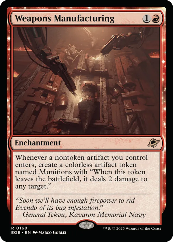 MTG Canarias - EOE 0168 - Weapons Manufacturing
