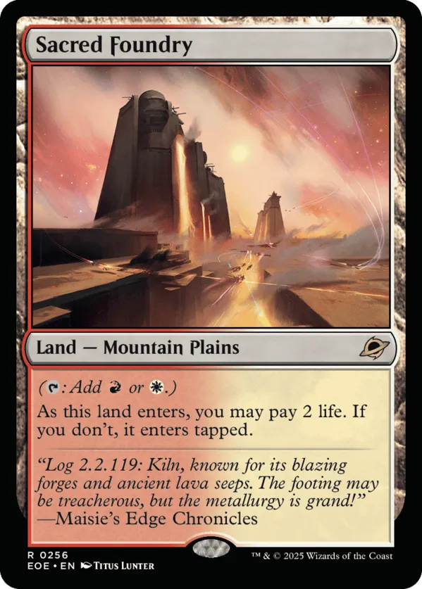 MTG Canarias - EOE 0256 - Sacred Foundry