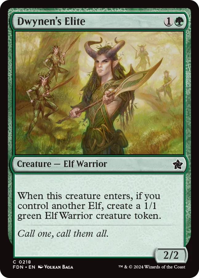 MTG Canarias - FDN 0218 - Dwynen's Elite