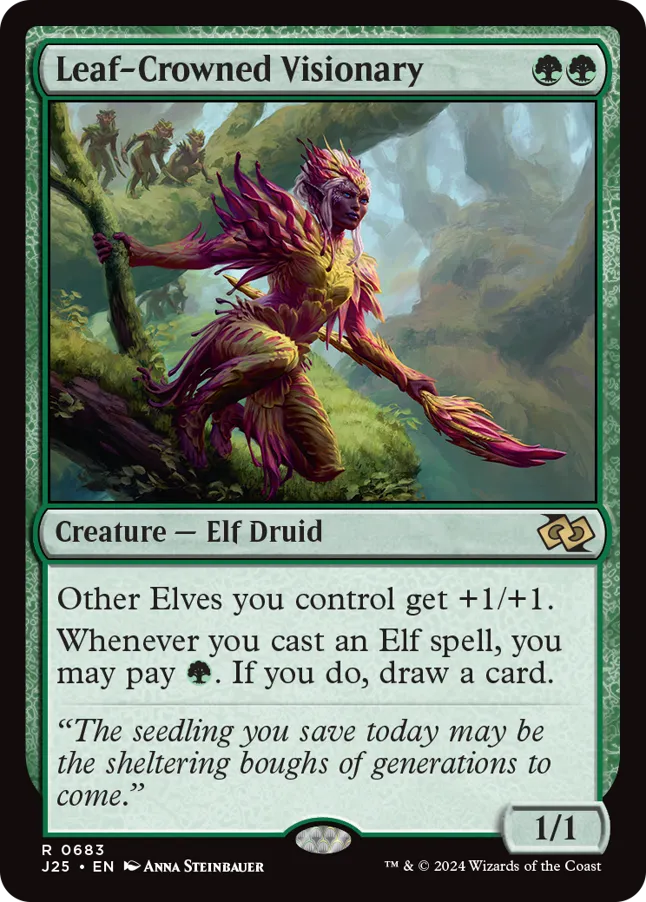 MTG Canarias - J25 0683 - Leaf-Crowned Visionary
