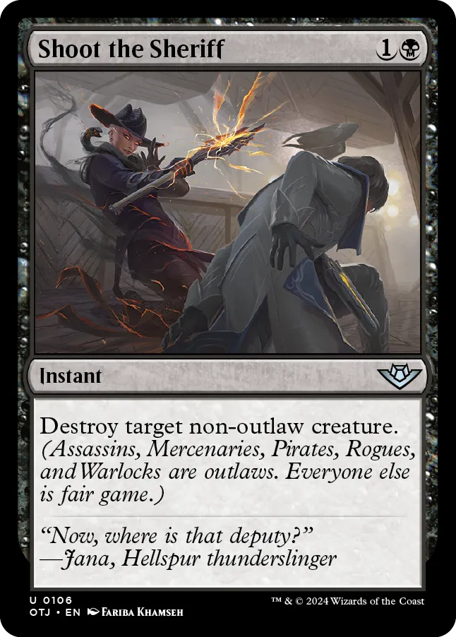 MTG Canarias - OTJ 0106 - Shoot the Sheriff