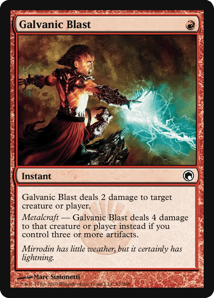 MTG Canarias - SOM 91 - Galvanic Blast