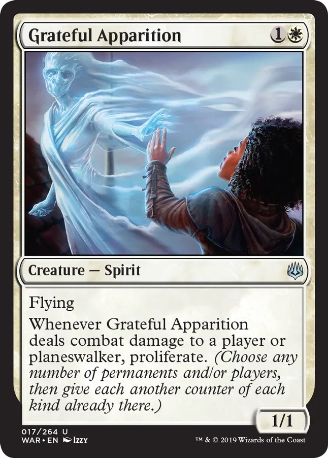 MTG Canarias - WAR 017 - Grateful Apparition
