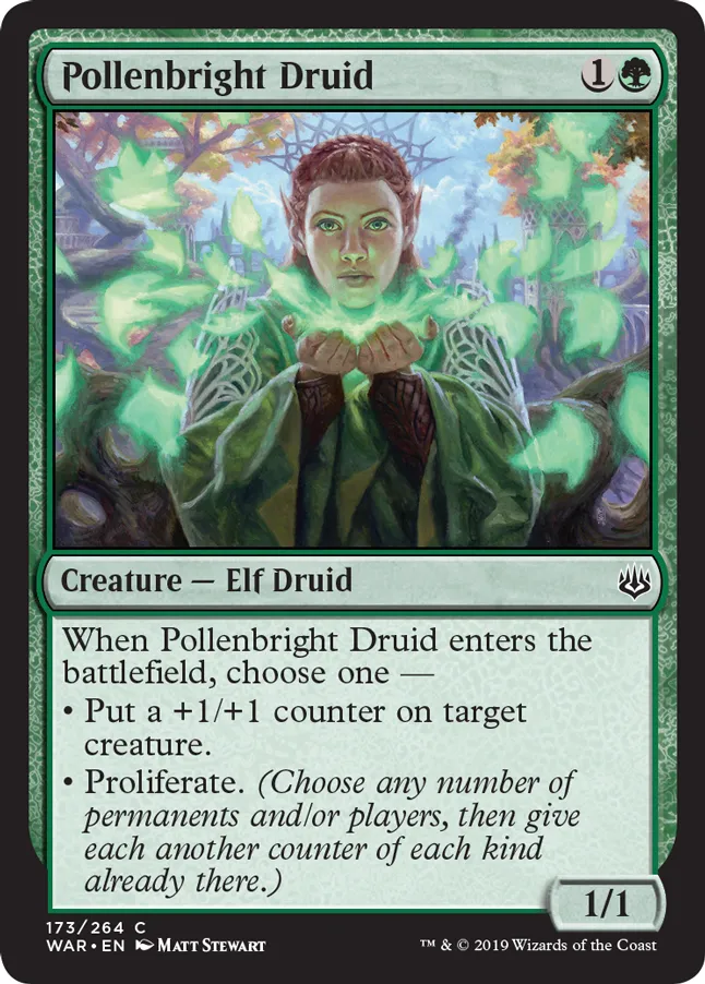 MTG Canarias - WAR 173 - Pollenbright Druid