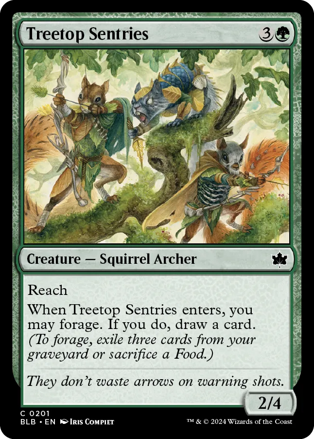 MTG Canarias - BLB 0201 - Treetop Sentries
