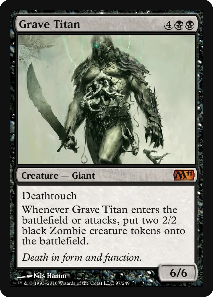 MTG Canarias - M11 97 - Grave Titan