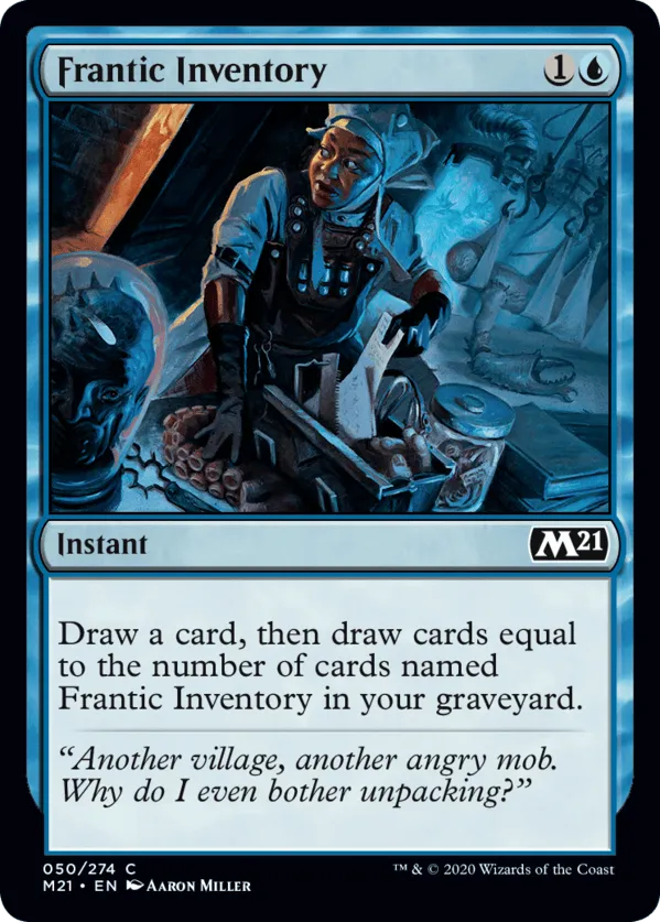MTG Canarias - M21 050 - Frantic Inventory