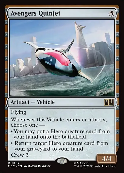 Quinjet de los Vengadores