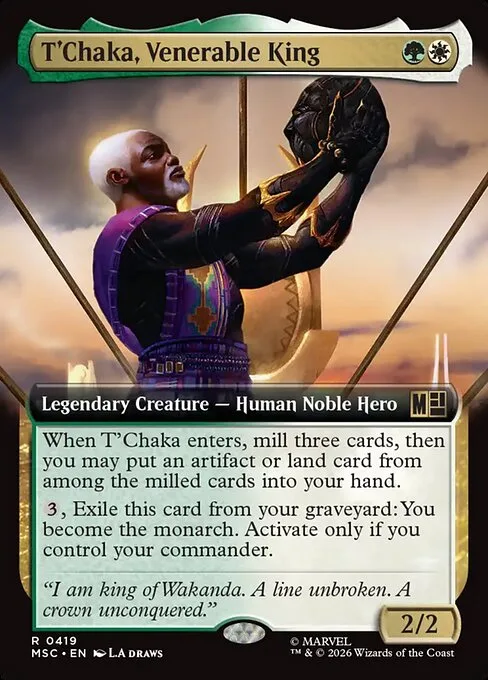 T'Chaka, rey venerable