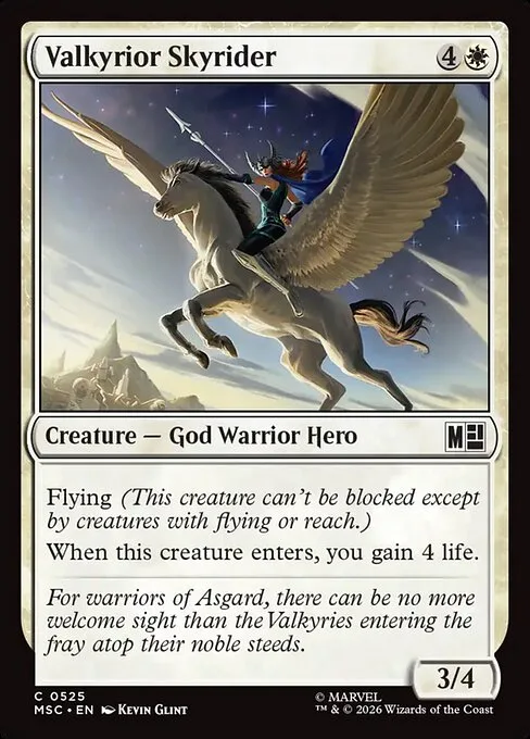 Jinete celeste de Valkyrior
