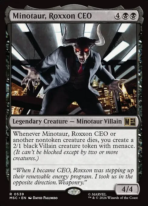 Minotauro, presidente de Roxxon