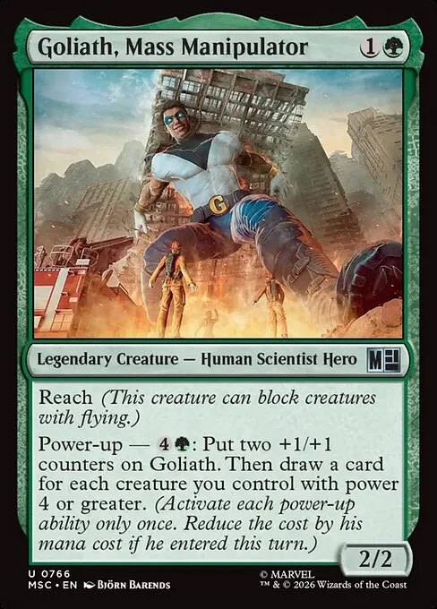 Goliat, manipulador de masa