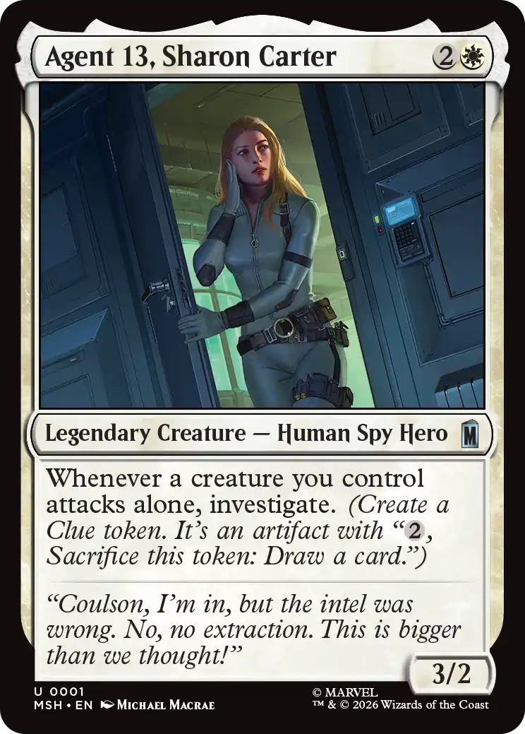 MTG Canarias - MSH 0001 - Agent 13, Sharon Carter