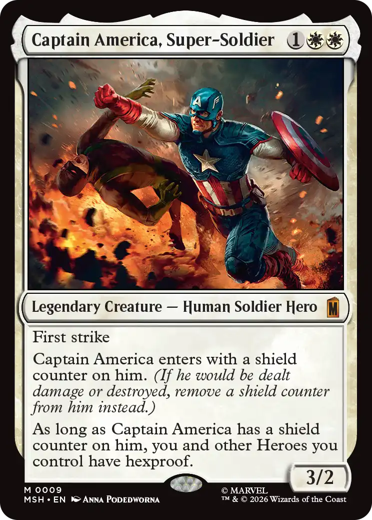 MTG Canarias - MSH 0009 - Captain America, Super-Soldier