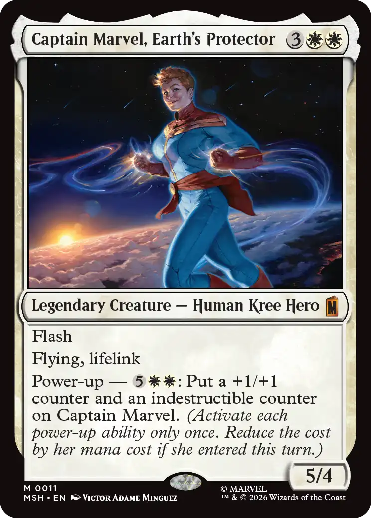 MTG Canarias - MSH 0011 - Captain Marvel, Earth's Protector