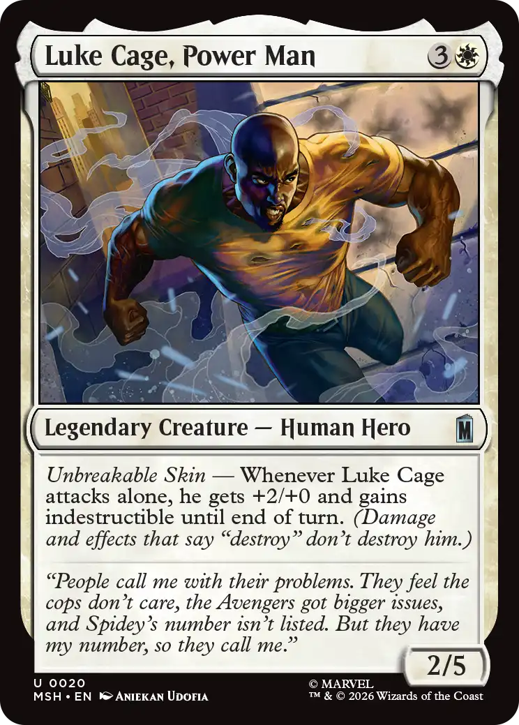 MTG Canarias - MSH 0020 - Luke Cage, Power Man