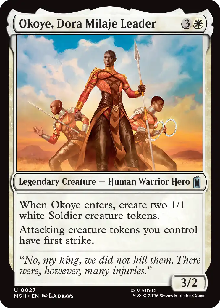 MTG Canarias - MSH 0027 - Okoye, Dora Milaje Leader