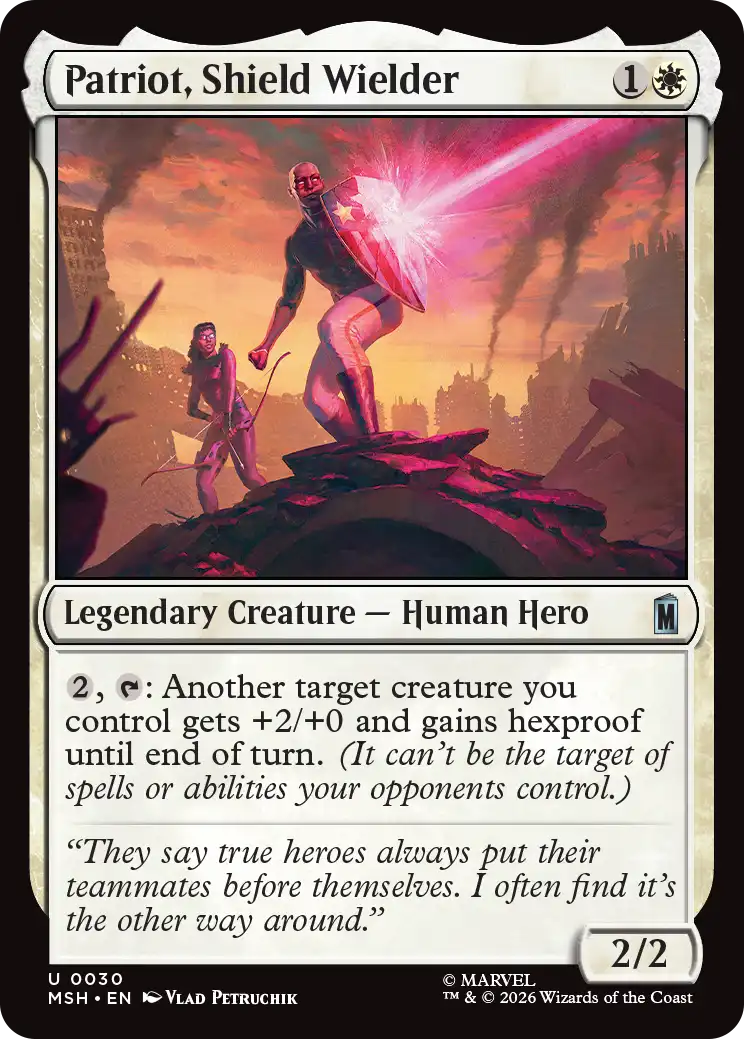 MTG Canarias - MSH 0030 - Patriot, Shield Wielder