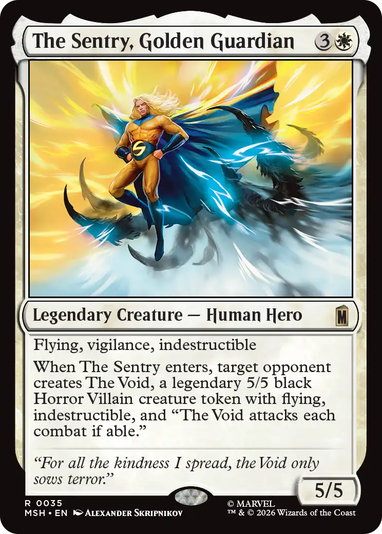 MTG Canarias - MSH 0035 - The Sentry, Golden Guardian