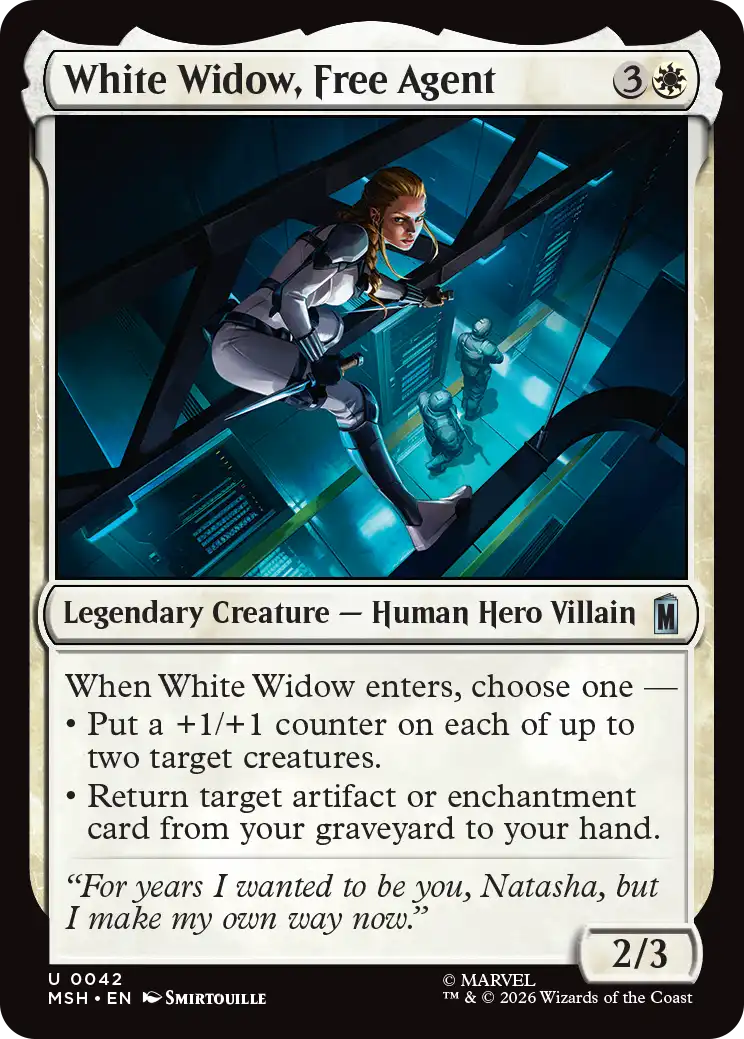 MTG Canarias - MSH 0042 - White Widow, Free Agent