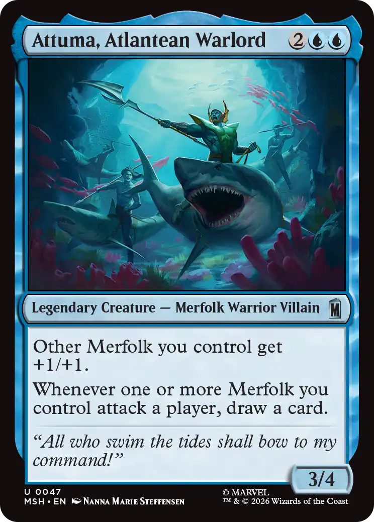 MTG Canarias - MSH 0047 - Attuma, Atlantean Warlord