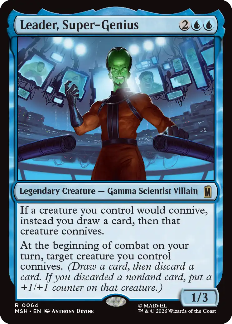 MTG Canarias - MSH 0064 - Leader, Super-Genius