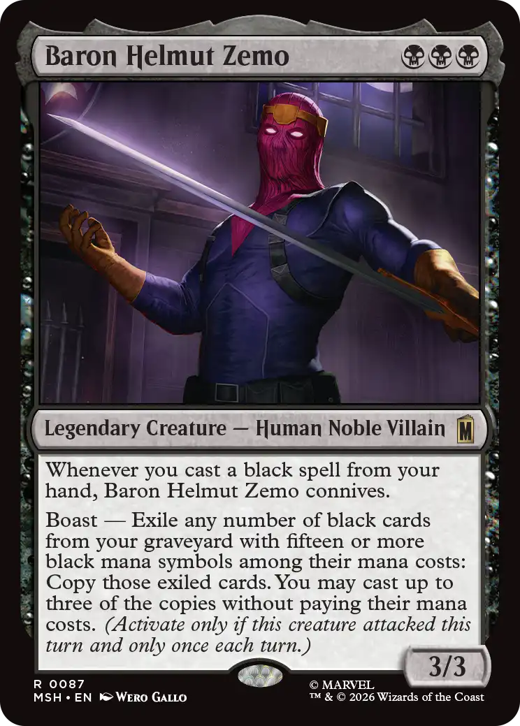 MTG Canarias - MSH 0087 - Baron Helmut Zemo