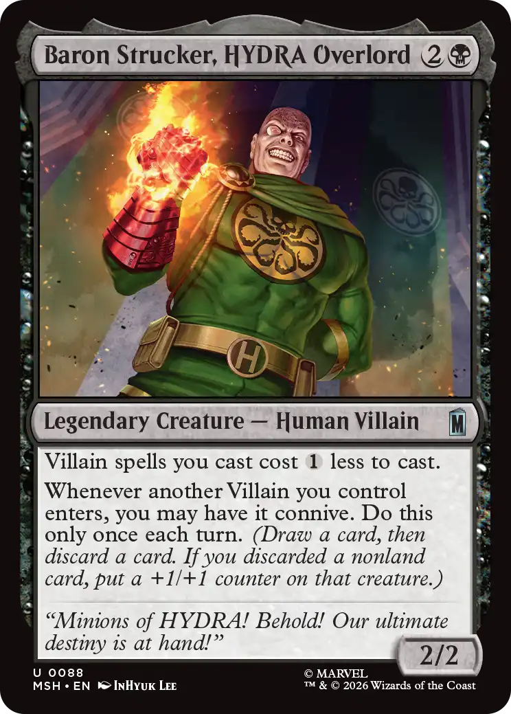 MTG Canarias - MSH 0088 - Baron Strucker, HYDRA Overlord